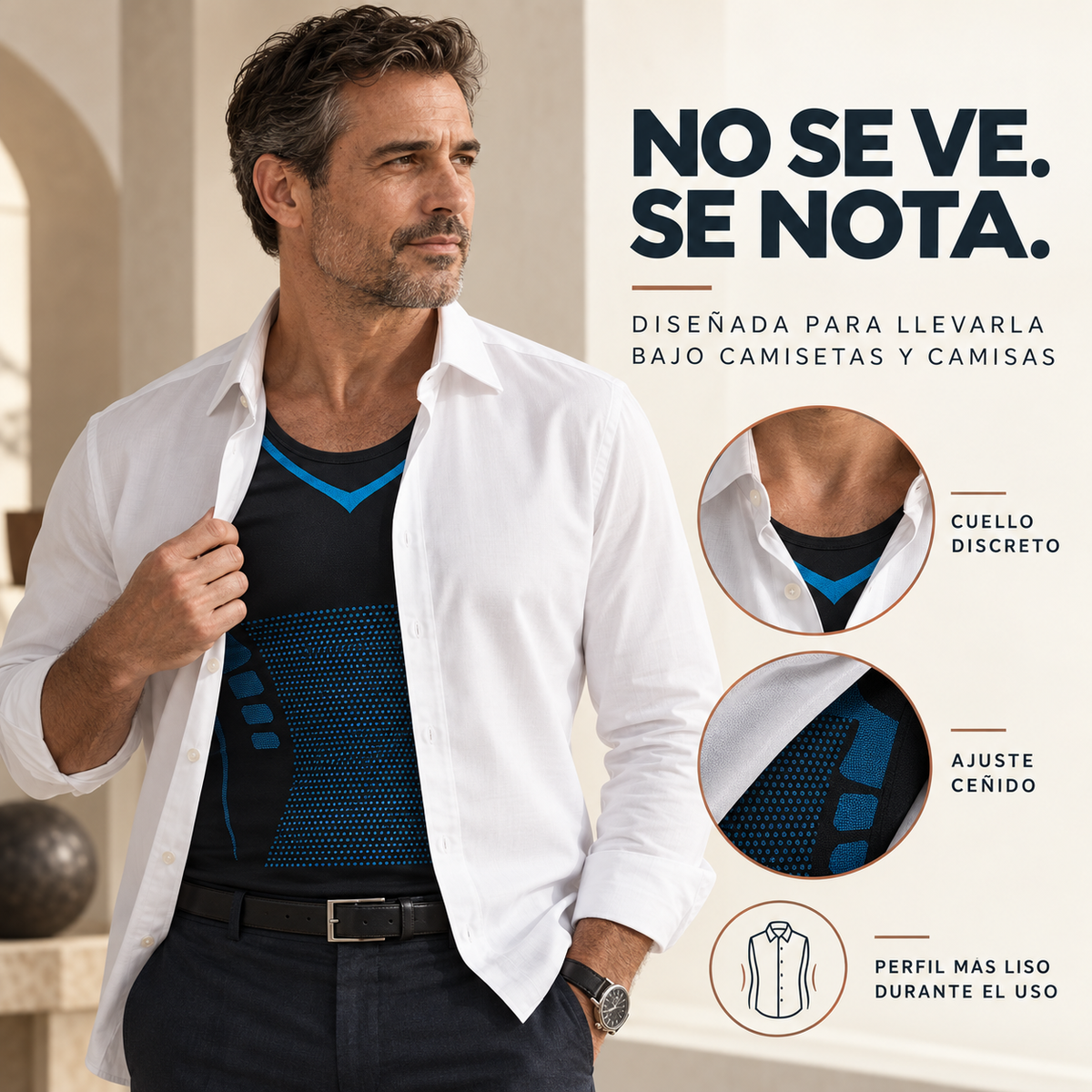 Camiseta Moldeadora para Hombre