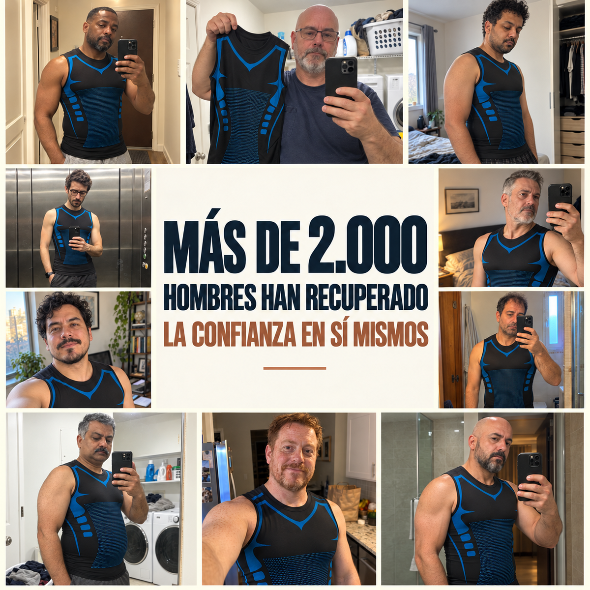 Camiseta Moldeadora para Hombre